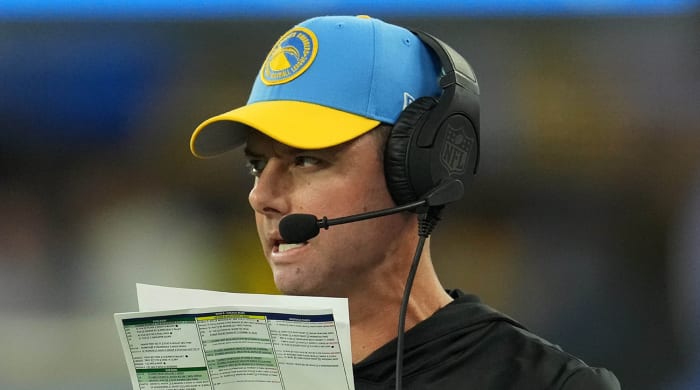 Los Angeles Chargers head coach Brandon Staley